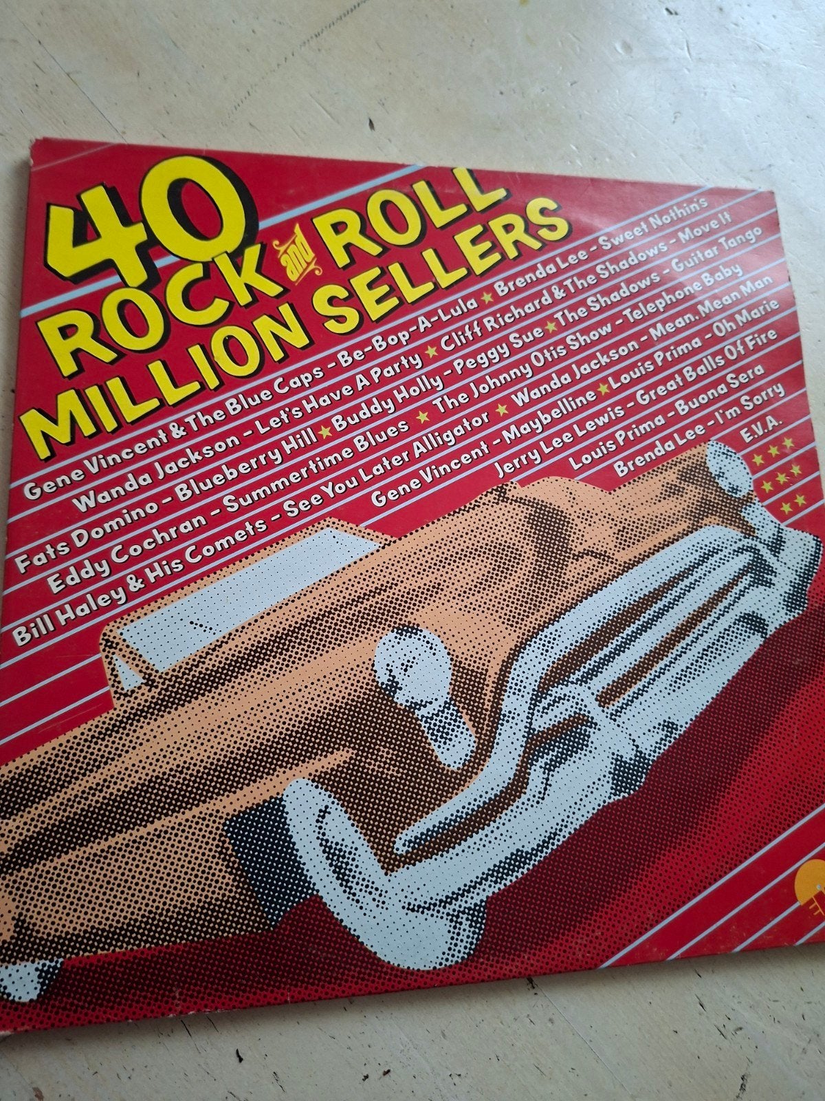 40 Rock and Roll Million Sellers LP, Cd's en Dvd's, LP, Rock, Gebruikt, Ophalen of Verzenden