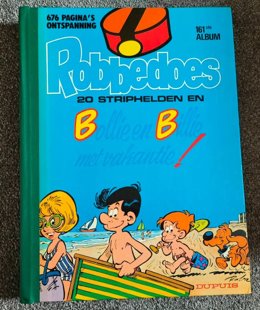 Ingebonden Robbedoes nr.161 1981., Gelezen, Robert Velter, Eén stripboek, Ophalen of Verzenden