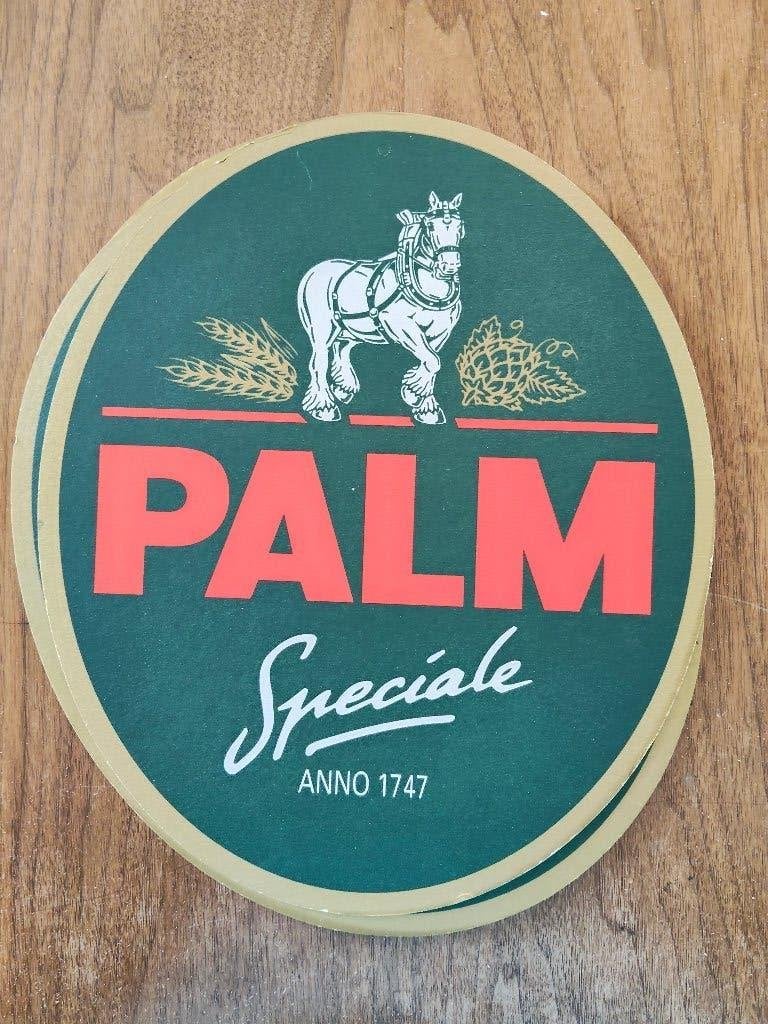 4 grote palm vilten., Verzamelen, Biermerken, Ophalen of Verzenden, Zo goed als nieuw, Viltje(s), Palm