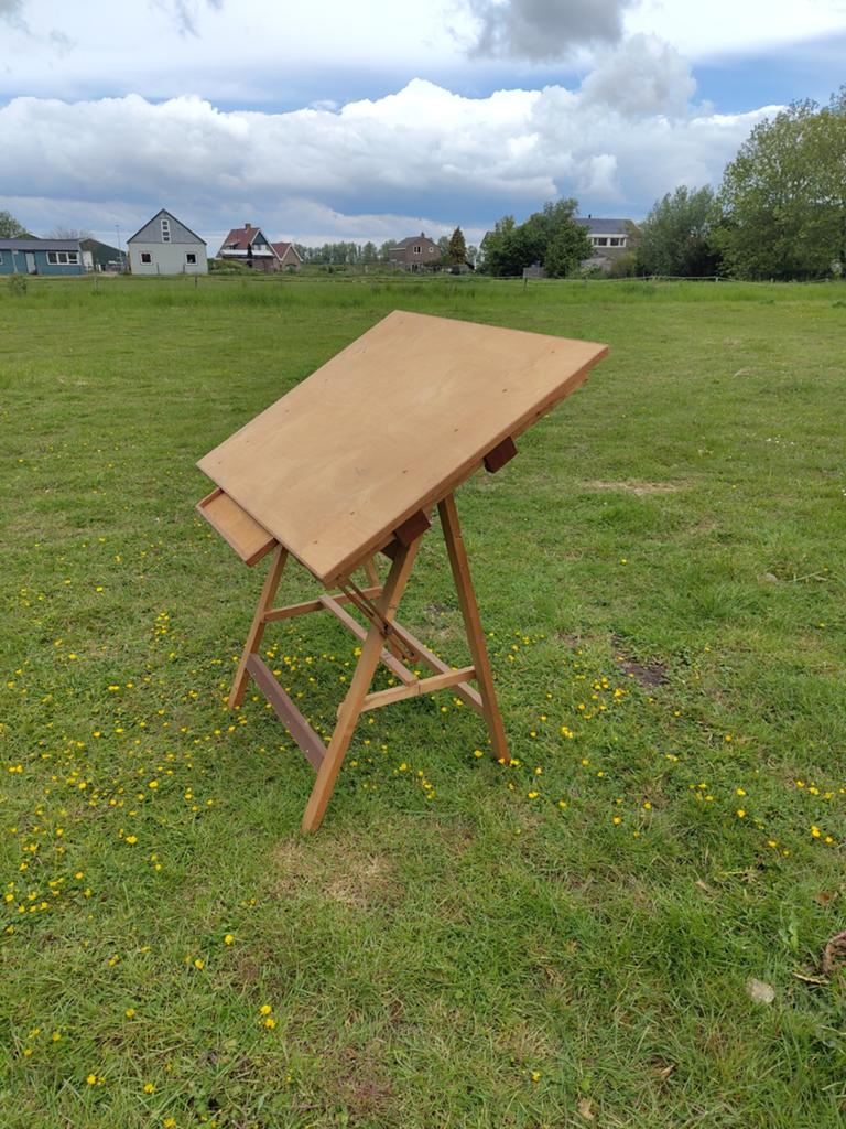 Tekentafel, verstelbaar, inklapbaar, Doe-het-zelf en Verbouw, Tekentafels, Ophalen, Gebruikt, Minder dan 130 cm