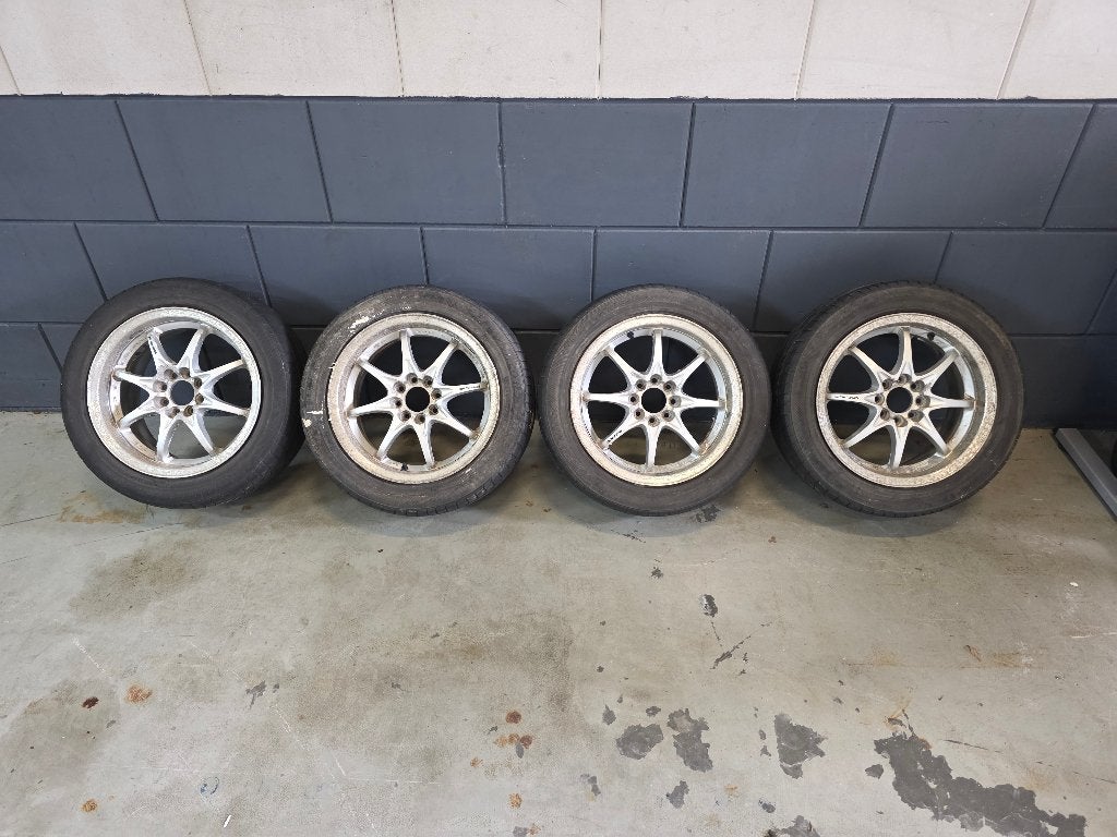 Rays GR-N – 15x7J ET43 – 4x100 – Opknapset, Ophalen, Gebruikt, 15 inch, Velg(en)