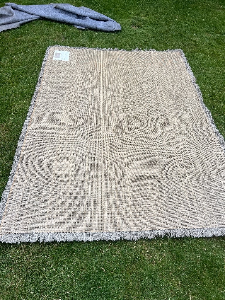 Vloerkleed 170 x 240 cm (Gaser), Ophalen, Gebruikt, Beige, 150 tot 200 cm