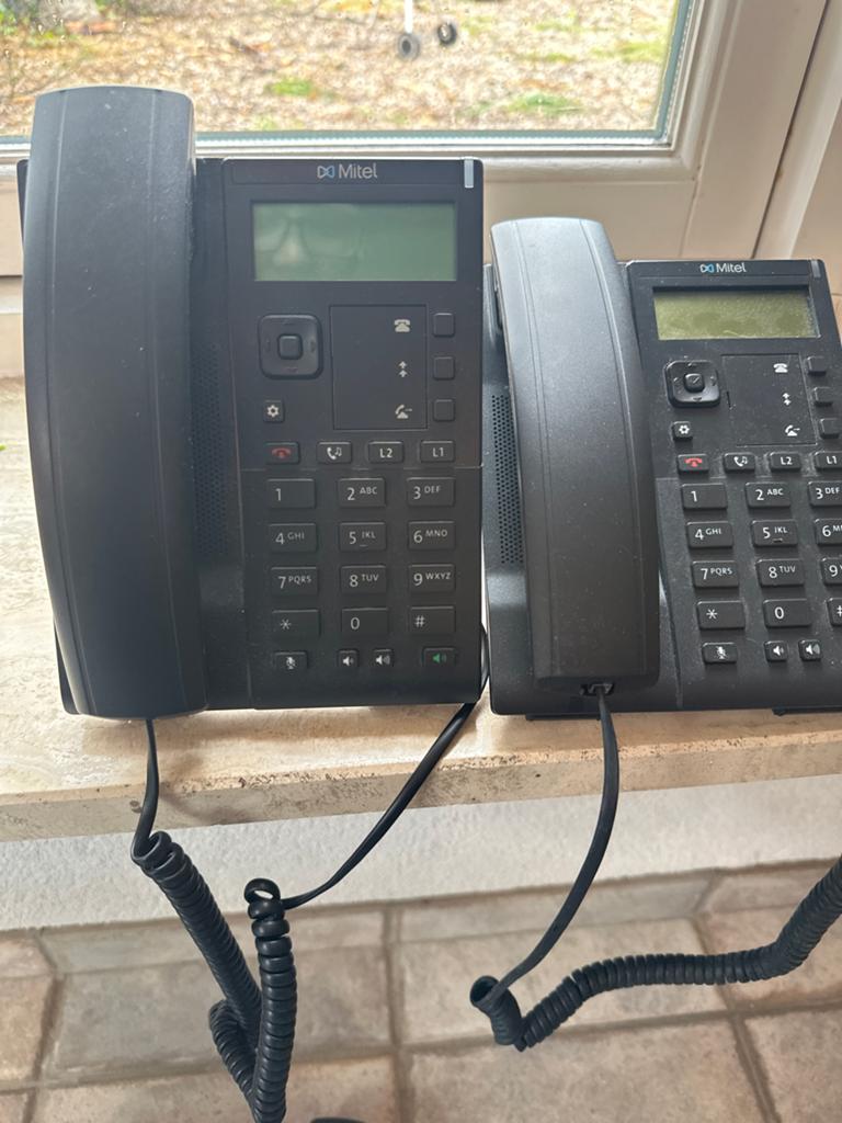 Mitel Telefoons - Set van 2 zakelijke telefoons, Ophalen of Verzenden, Zo goed als nieuw