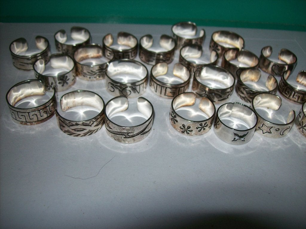 Ringen Partij Zilvertint Metaal Mooie Modellen verstelbaar, Sieraden, Tassen en Uiterlijk, IJzer of Staal, Nieuw, Ophalen of Verzenden