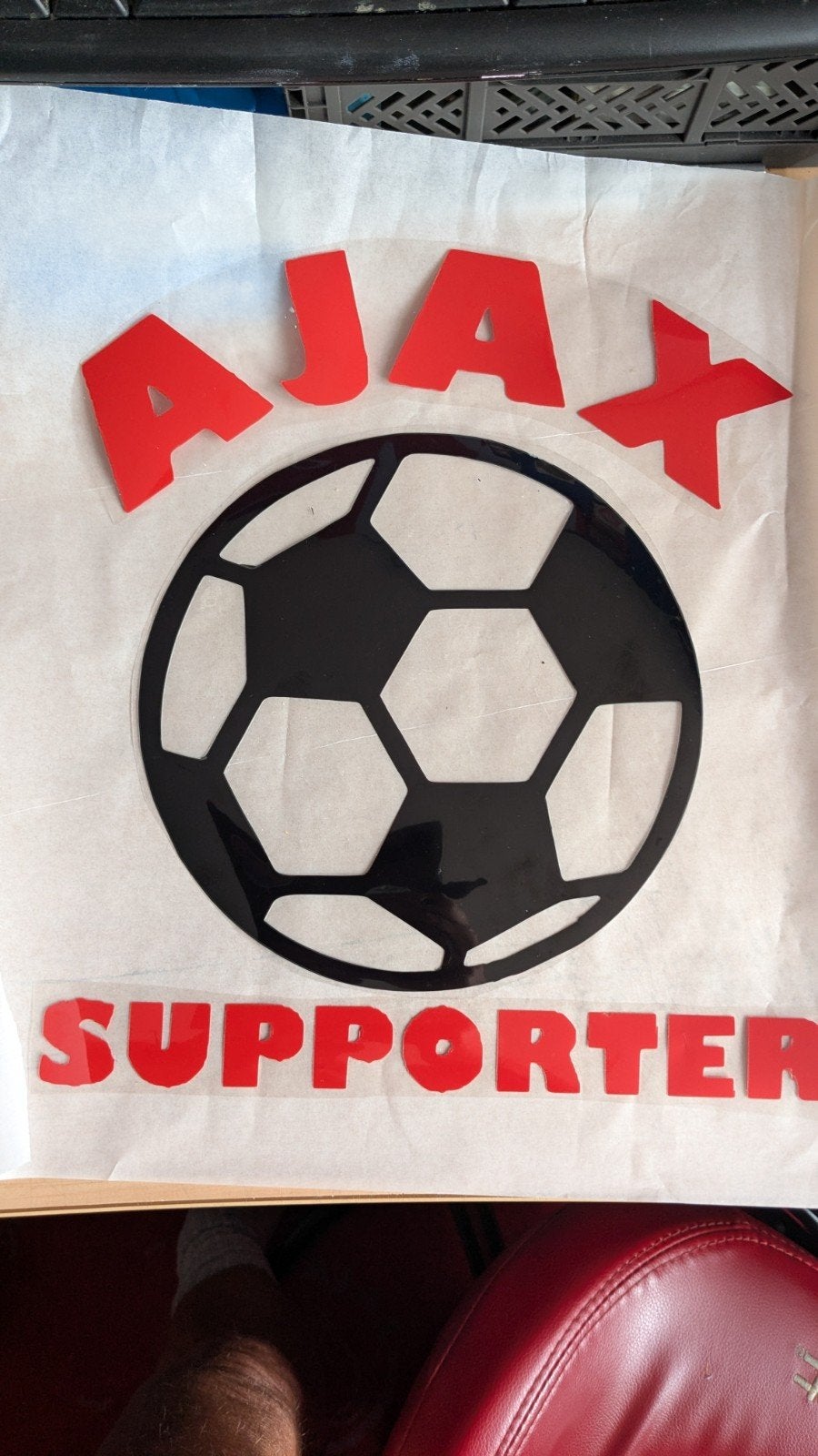 Strijk applicatie voor op kleding, Ophalen of Verzenden, Buitenlandse clubs, Shirt