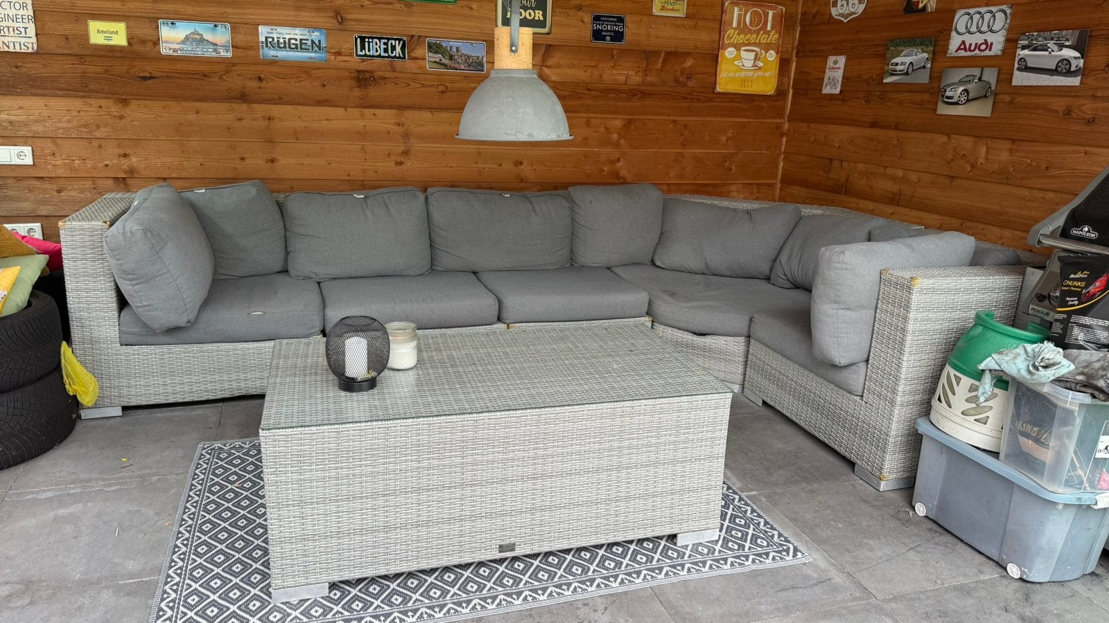 Gratis af te halen., Ophalen, Gebruikt, Kunststof, Loungeset