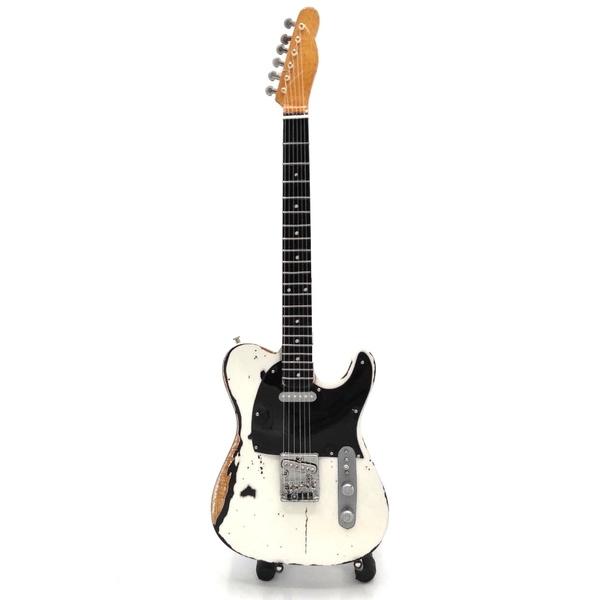 Rick Parfitt Status Quo miniatuur gitaar van hout mini deco
