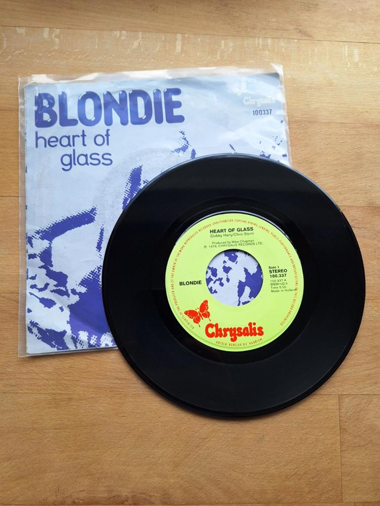 Blondie - Heart of Glass 7 inch single (1979), Gebruikt, Fotohoes, 7 inch, Single