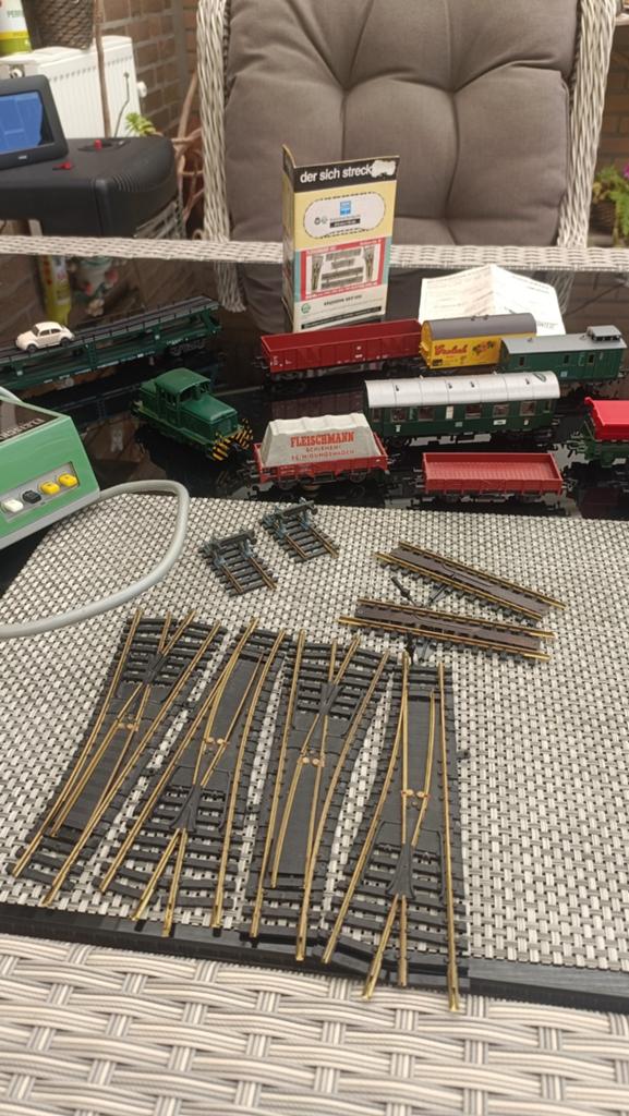 Fleischmann Locomotief, Wagons en Rails, Ophalen of Verzenden