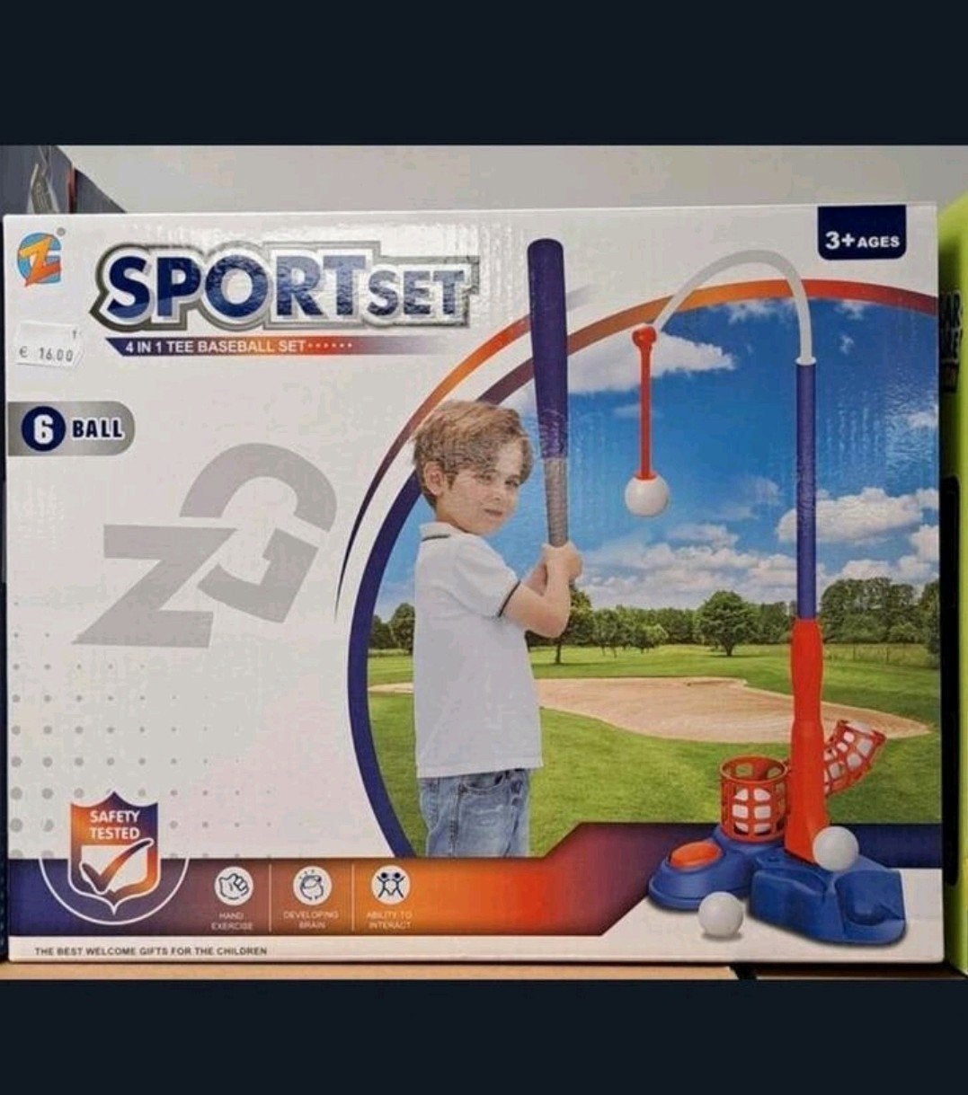 Nieuw Honkbal Werpset 4-in-1 voor Kinderen, Sport en Fitness, Honkbal en Softbal, Nieuw, Overige typen, Honkbal, Ophalen of Verzenden