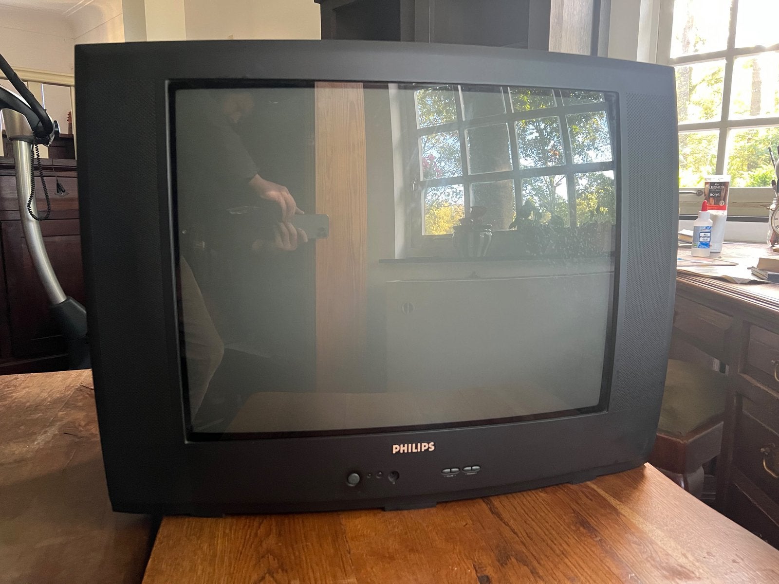 Philips 28PT4655/00 28 inch CRT televisie – Black Line D, Ophalen, Zo goed als nieuw, Philips