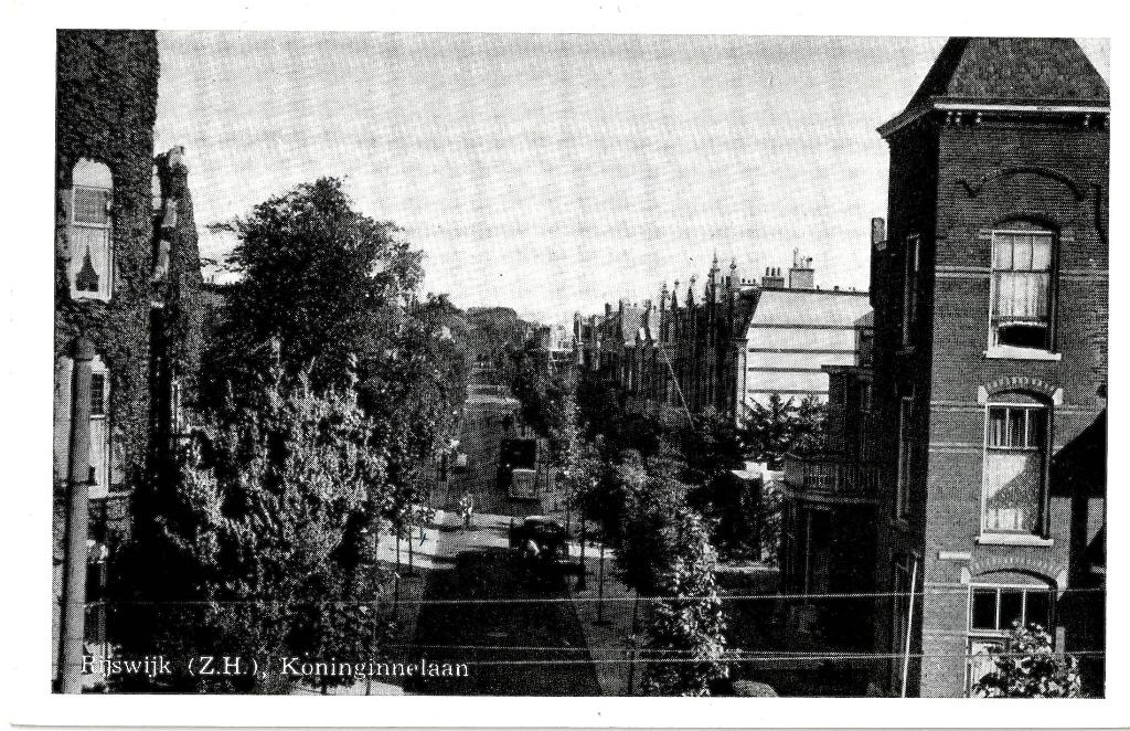 Rijswijk zh 14, koninginnelaan, ongelopen, richtprijs 3,50, Verzenden, 1940 tot 1960, Ongelopen, Zuid-Holland