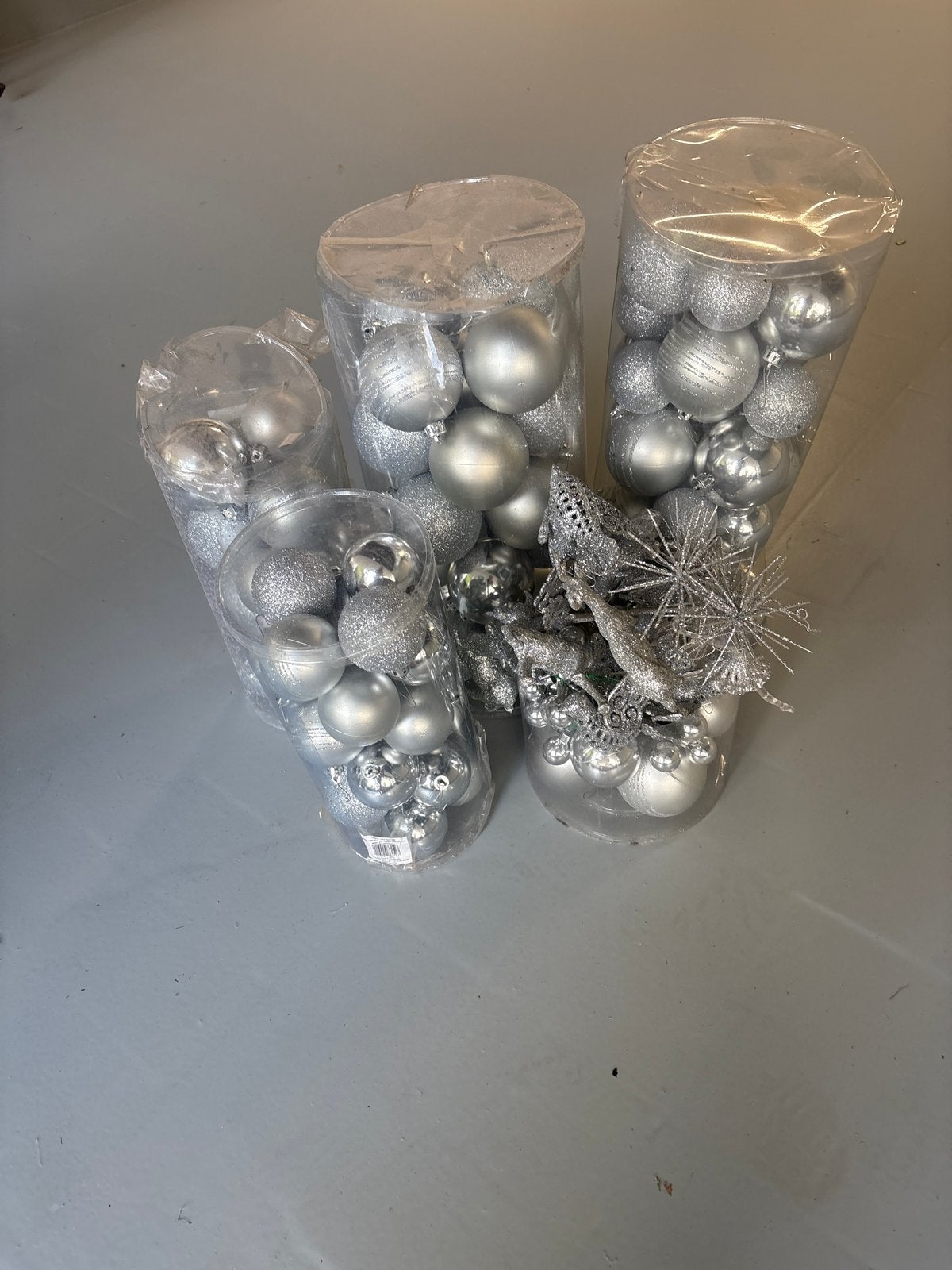 Kerstversiersel voor in kerstboom zilver, Diversen, Ophalen, Gebruikt