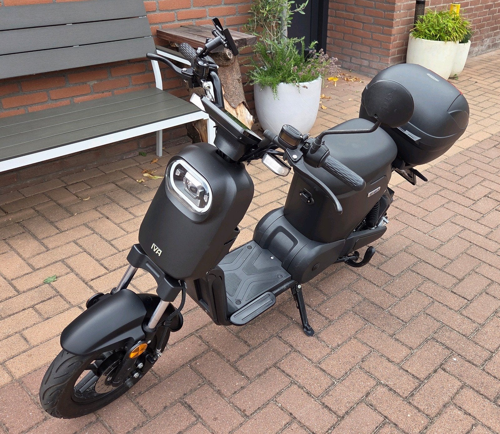 Iva e-go accu scooter in goede staat met koffer, Fietsen en Brommers, Gebruikt, Elektrisch, Ophalen, Overige merken