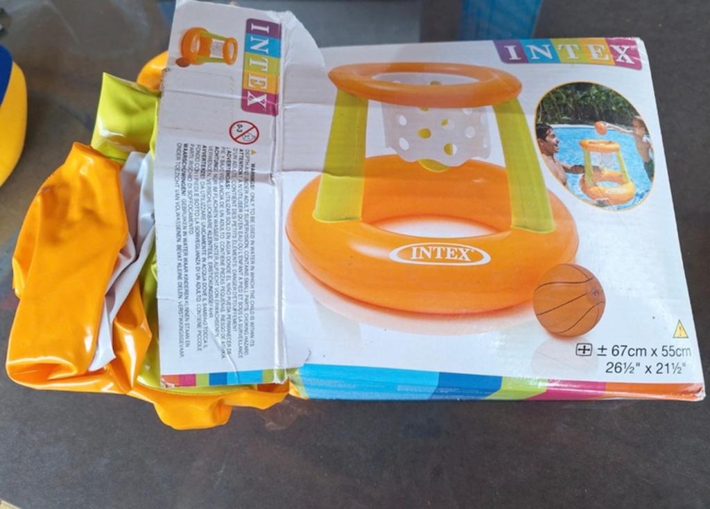 Intex Opblaasbare Basketbalring voor Zwembad - Waterpret, Kinderen en Baby's, Ophalen of Verzenden