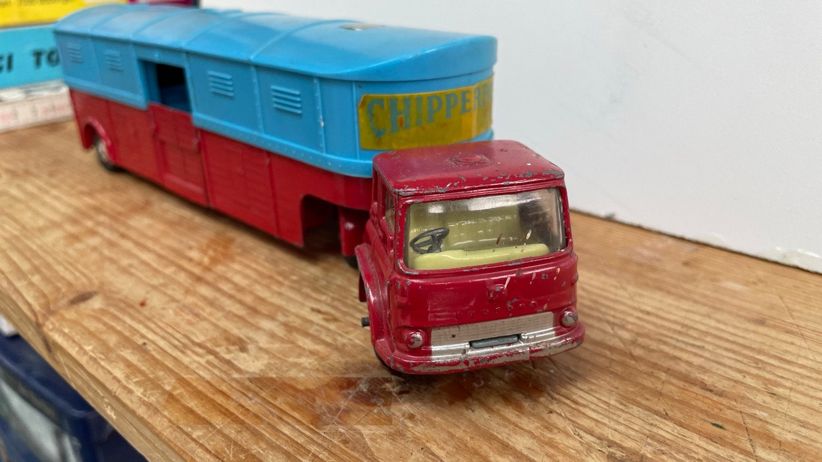 Corgi Major Toys Articulated Horse Box Bedford Truck, Ophalen of Verzenden, Gebruikt, Overige merken