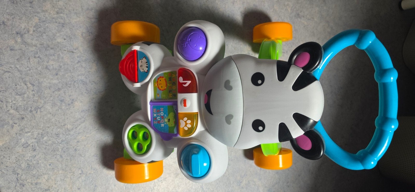 Fisher-Price Loop met mij Zebra - Leerplezier voor kleintjes, Ophalen of Verzenden, Gebruikt, Duw- of Trekspeelgoed, Met licht