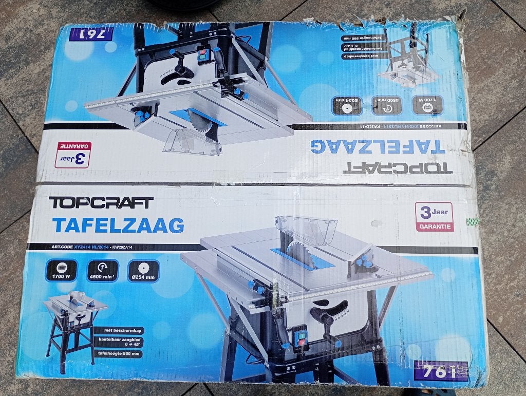 Cirkelzaagbankje, Doe-het-zelf en Verbouw, Ophalen, Topcraft, 70 mm of meer, Nieuw