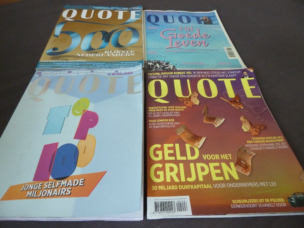 4 X   de !! QUOTE, Ophalen of Verzenden, Zo goed als nieuw, Overige typen