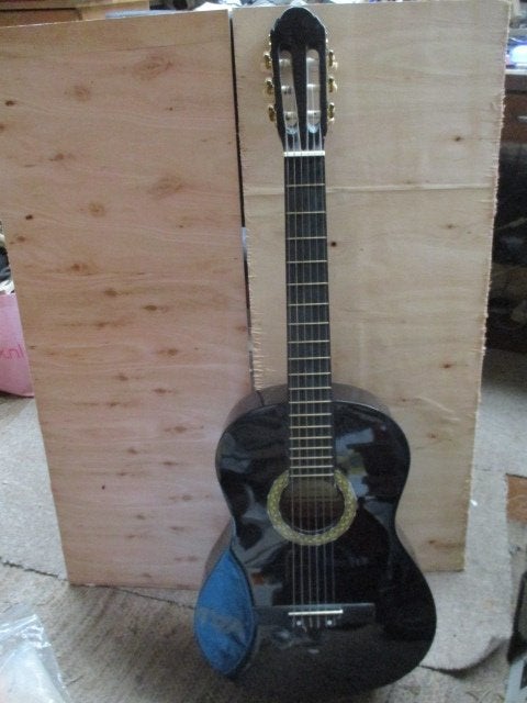 Gitaar, zwart, martinez spanish guitar mtc-080-pb i, Ophalen, Zo goed als nieuw