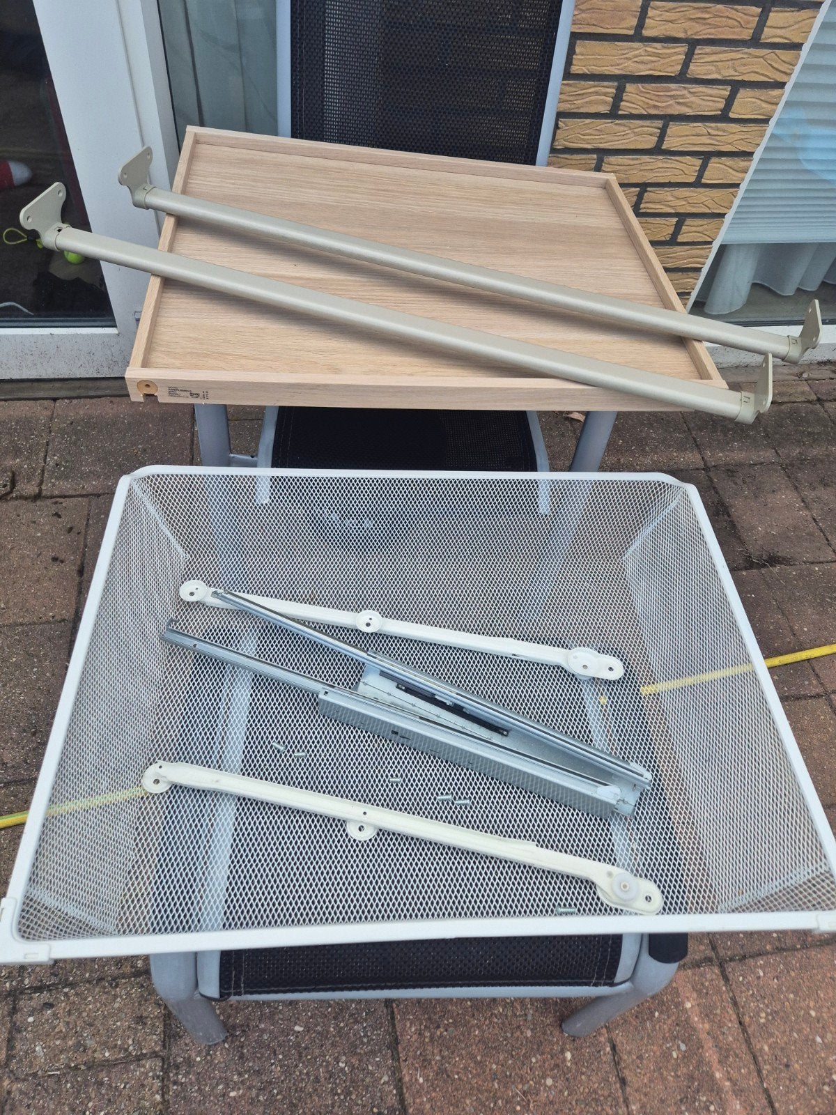 ikea kompliment roede kledingroede draagmand plankd, Ophalen, 25 tot 50 cm, 50 tot 100 cm, Minder dan 100 cm