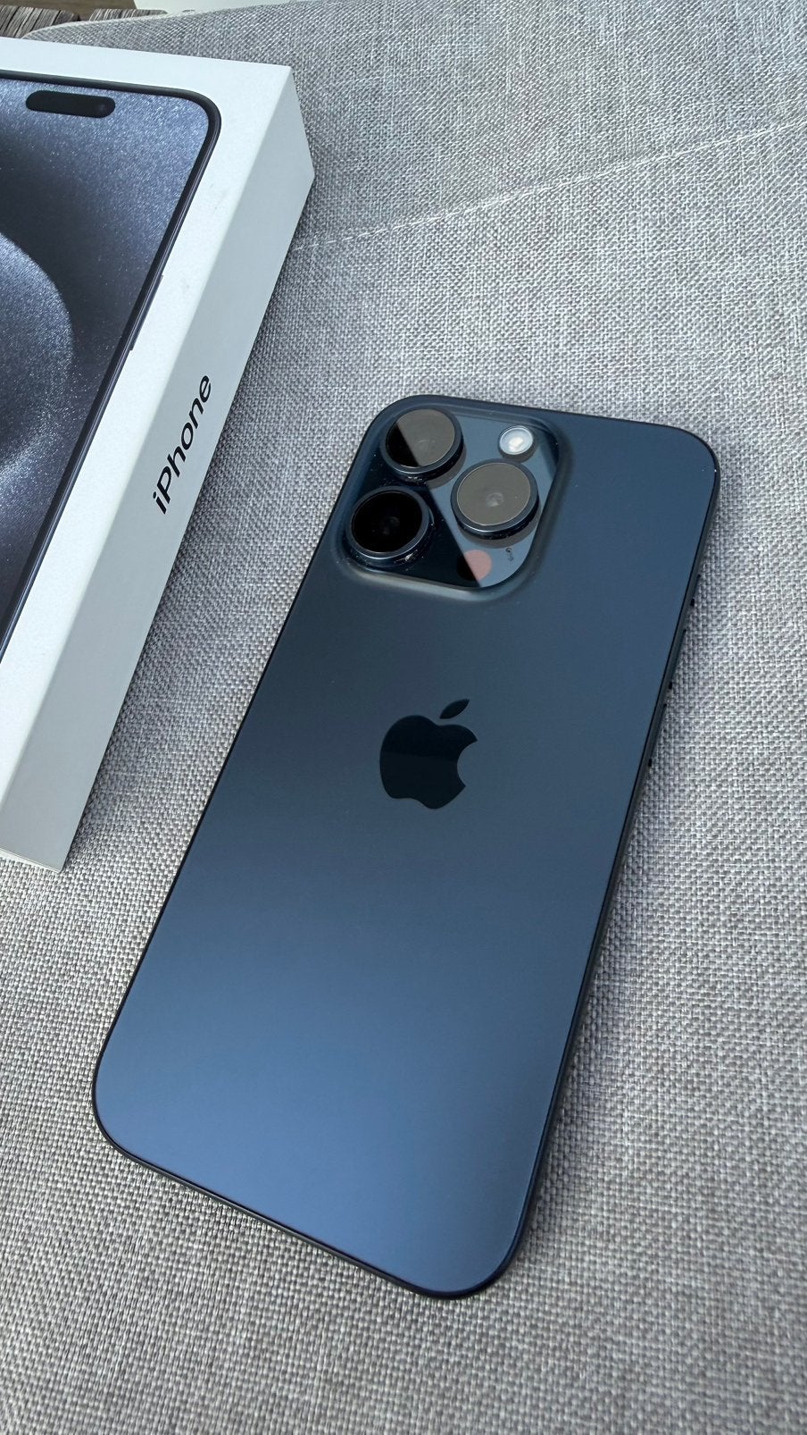 iPhone 15 pro | 128GB | Blauw | krasvrij | 86%, Telecommunicatie, Mobiele telefoons | Apple iPhone, Ophalen, 128 GB, 86 %, Blauw