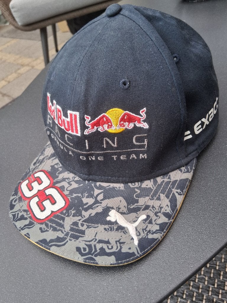 Max Verstappen cap pet red bull camouflage, Puma, Ophalen of Verzenden, Pet, 57 cm (M, 7⅛ inch) of minder