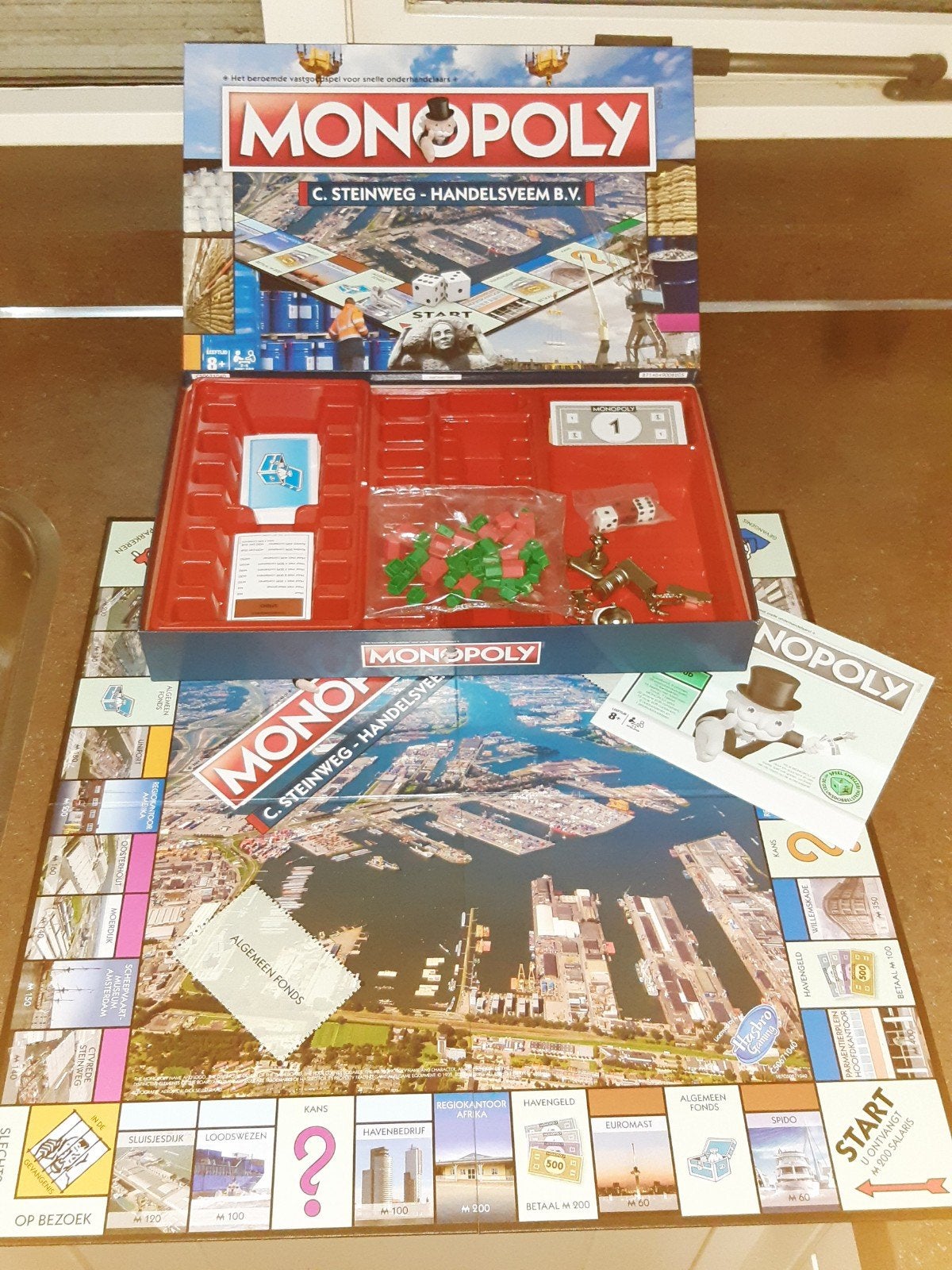 Monopoly steinweg splinternieuw haven Rotterdam, Hobby en Vrije tijd, Gezelschapsspellen | Bordspellen, Nieuw, Ophalen of Verzenden