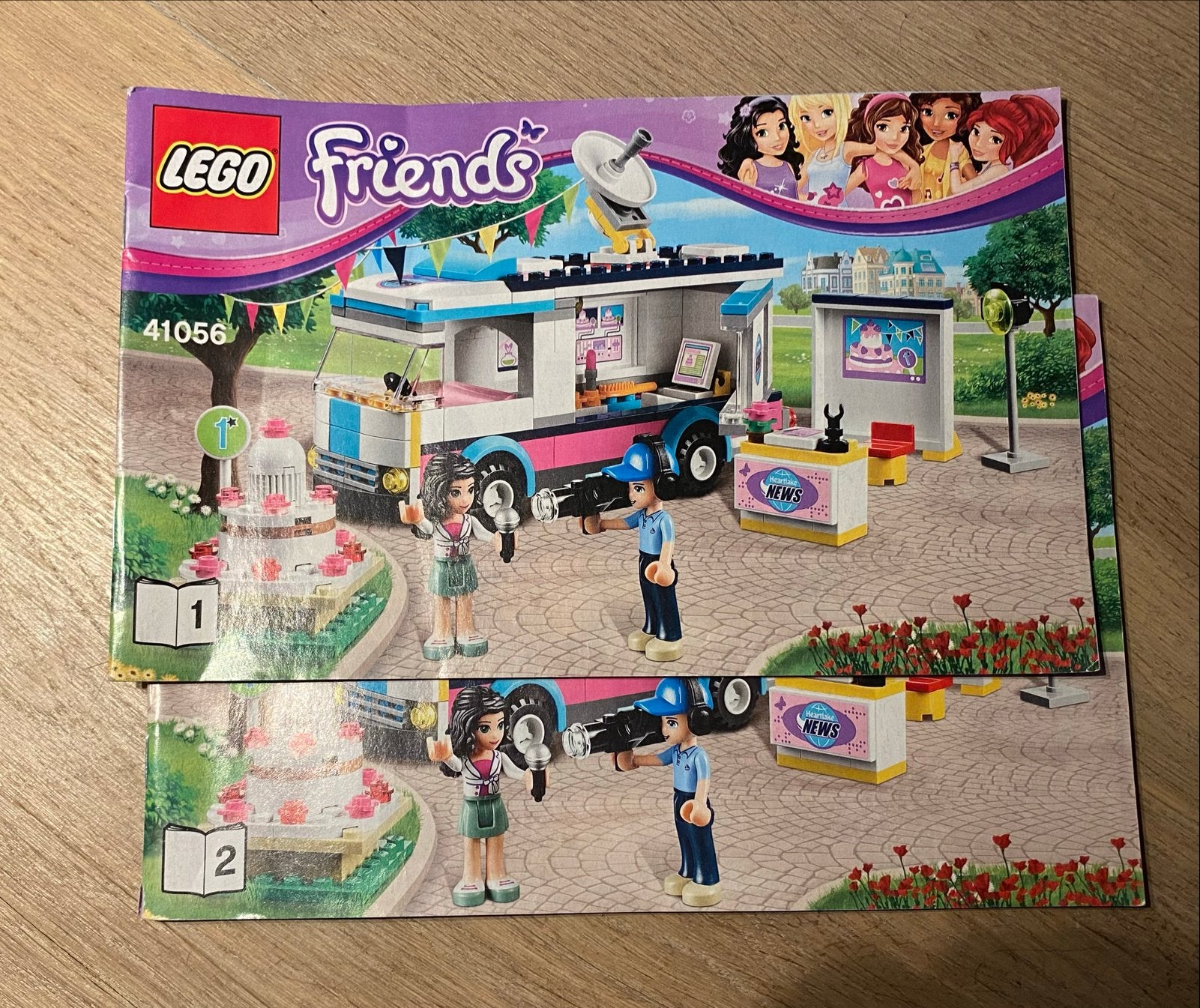 LEGO Friends 41056 Nieuwsbus Heartlake, Gebruikt, Lego, Friends, Ophalen of Verzenden