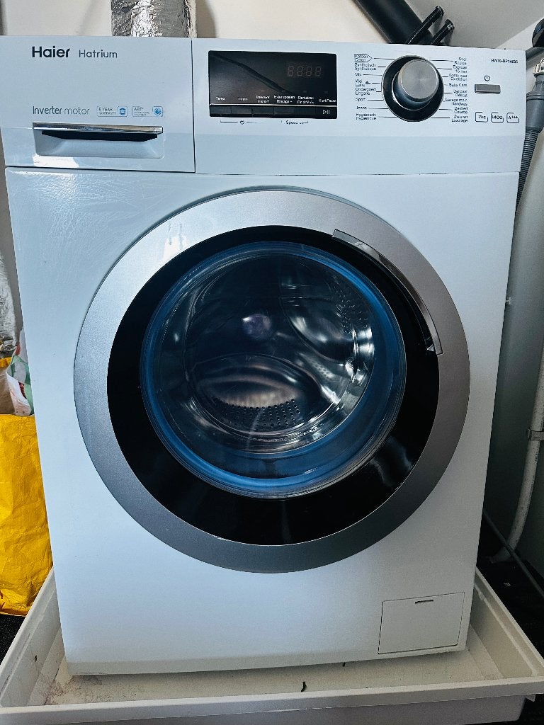 washing machine, Witgoed en Apparatuur, Wasmachines, Ophalen, Gebruikt, Energieklasse A of zuiniger, Voorlader