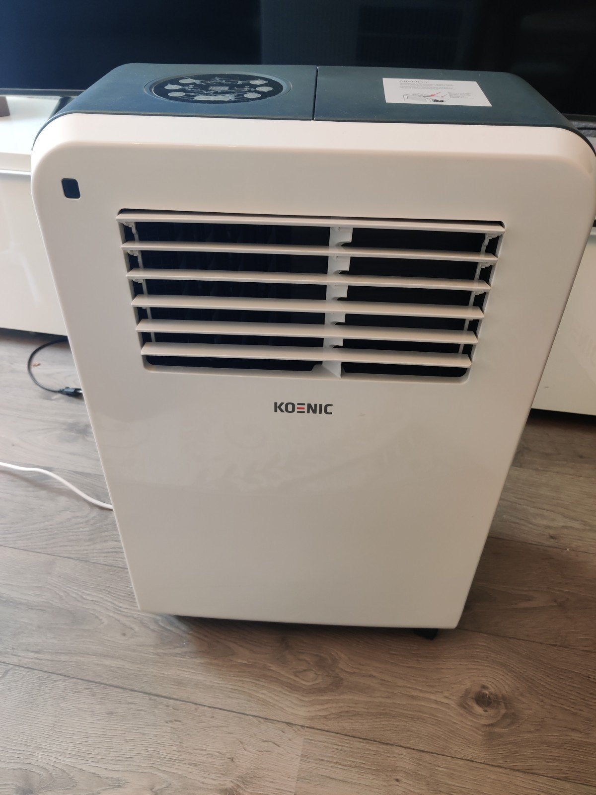 Koenic KAC100 Mobiele Airco - 10,000 BTU, Ophalen, Timer, 3 snelheden of meer, Zo goed als nieuw