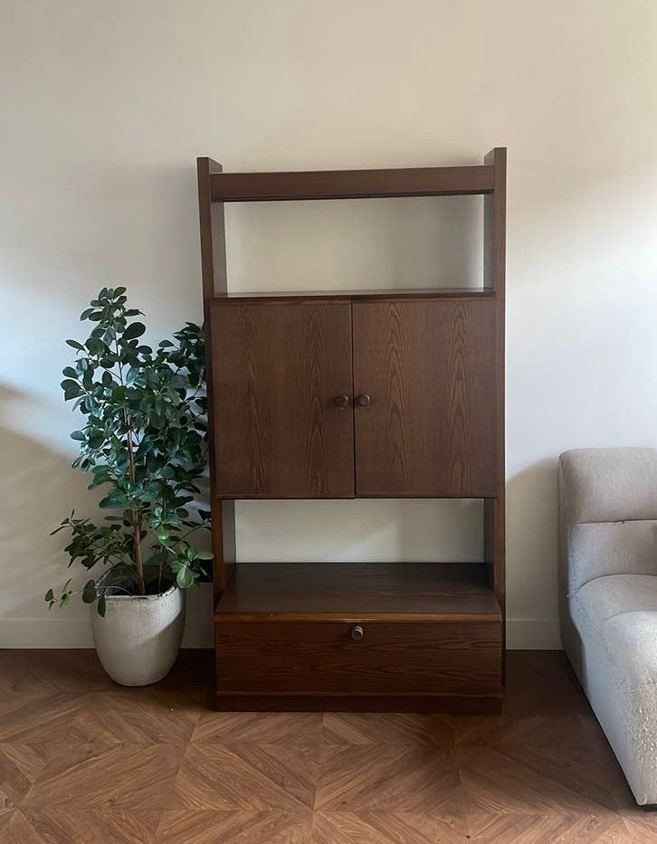 vintage hoge kast, Met deur(en), Zo goed als nieuw, 25 tot 50 cm, 50 tot 100 cm