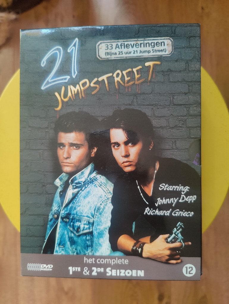 21 Jump Street - Seizoen 1-2 - Johnny Depp, Vanaf 12 jaar, Ophalen of Verzenden, Zo goed als nieuw, Actie en Avontuur