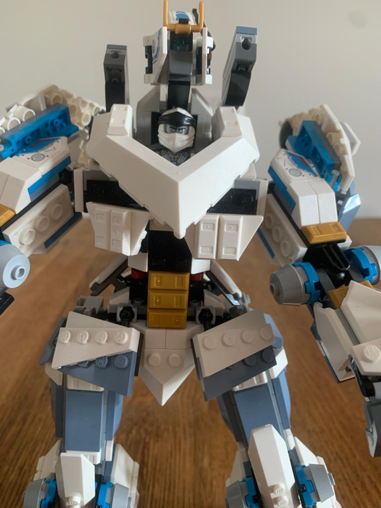 LEGO Ninjago Zane's Mech (71738) - Inclusief boekje, Gebruikt, Lego, Ophalen of Verzenden, Inclusief instructies