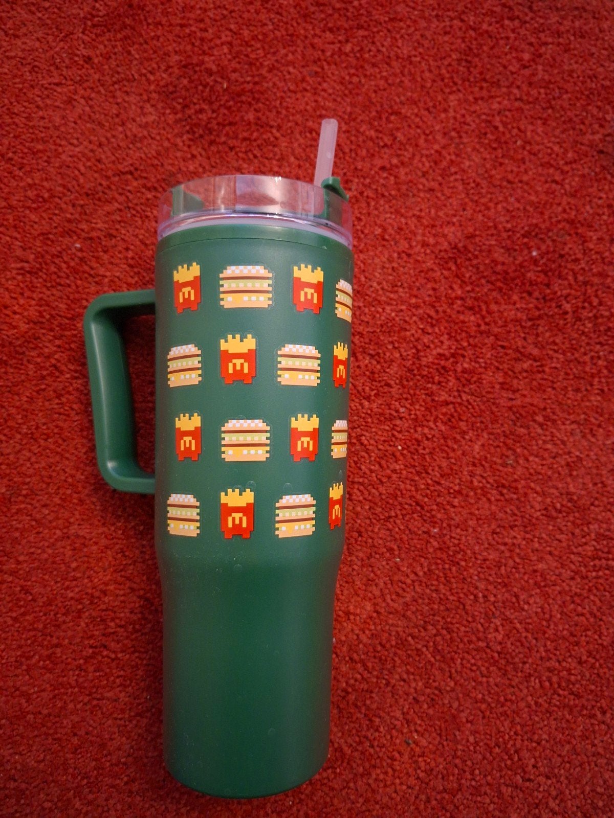 McDonalds thermobeker groot pixels / minecraft beker, Verzenden, Nieuw
