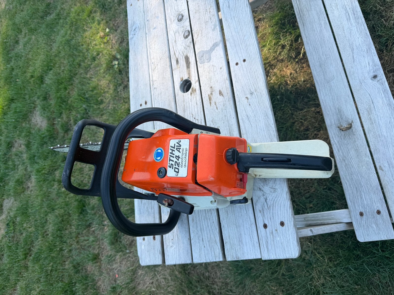 ‼️ Stihl 024 av kettingzaag ‼️, Ophalen, Zo goed als nieuw