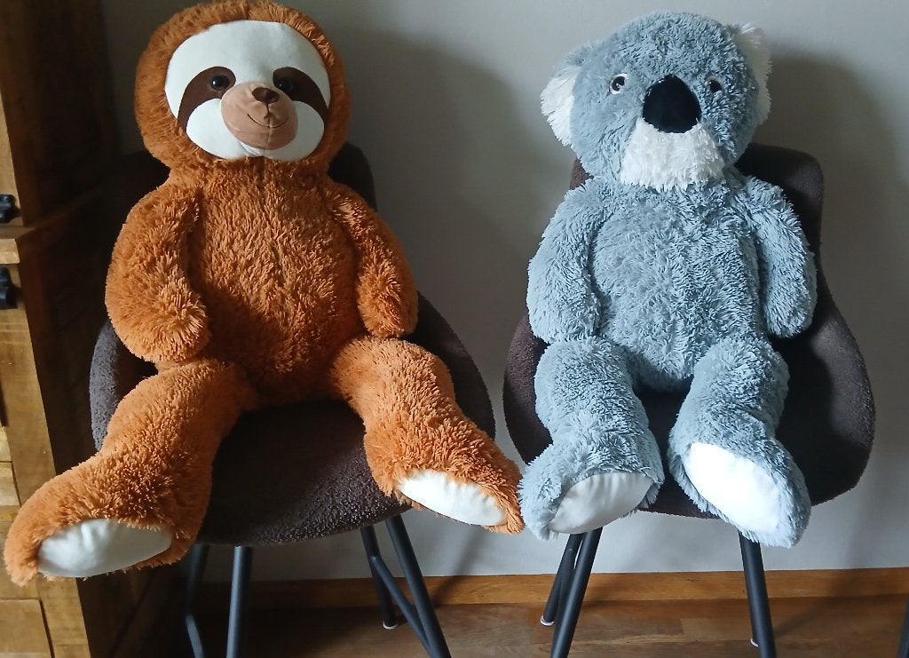 koala en luiaard grote knuffel sunkid, Kinderen en Baby's, Speelgoed | Knuffels en Pluche, Overige merken, Overige karakters, Beer