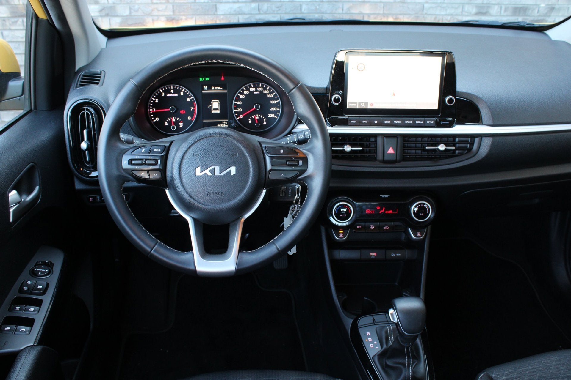 Kia Picanto 1.0 DPi Line, Camera, Navi, Airco, Carplay, Onde, Auto's, 877 kg, Stof, Gebruikt, 4 stoelen