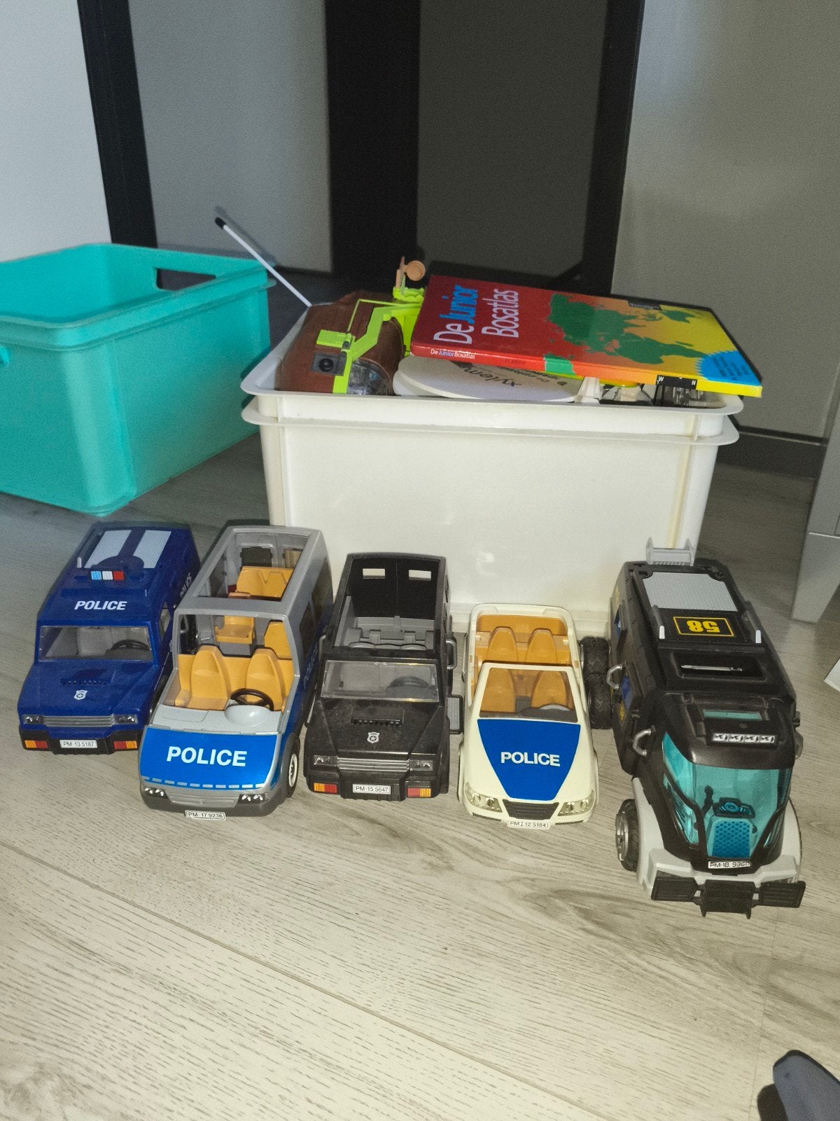 Playmobil politie auto,popetjes,wapens,schild,honden,zwaarde, Ophalen, Losse onderdelen, Overige typen, Nieuw