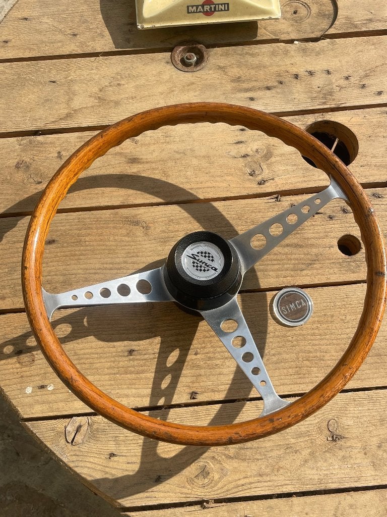 SIMCA 1200S VOLANT BOIS, Auto diversen, Auto-accessoires, Verzenden
