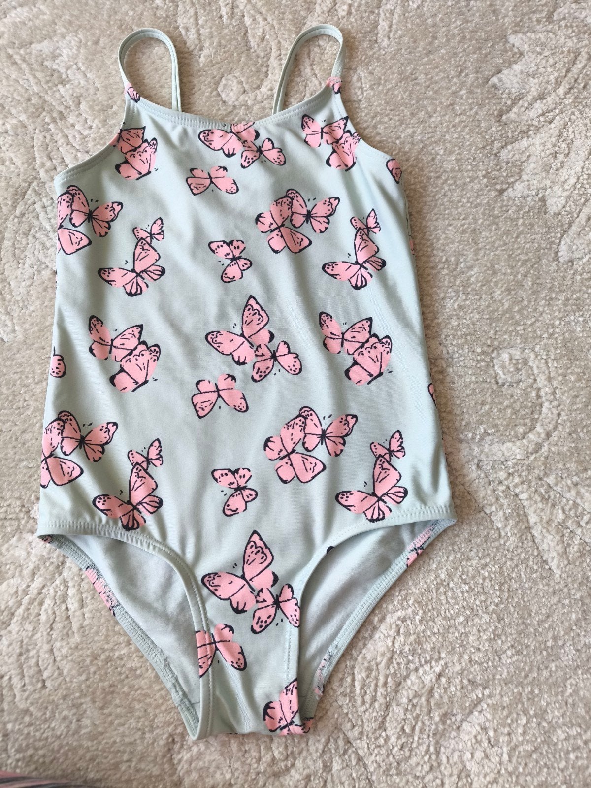 H&M Badpak met vlinders - Maat 110/116, Kinderen en Baby's, Meisje, Ophalen of Verzenden, Zo goed als nieuw, Maat 110