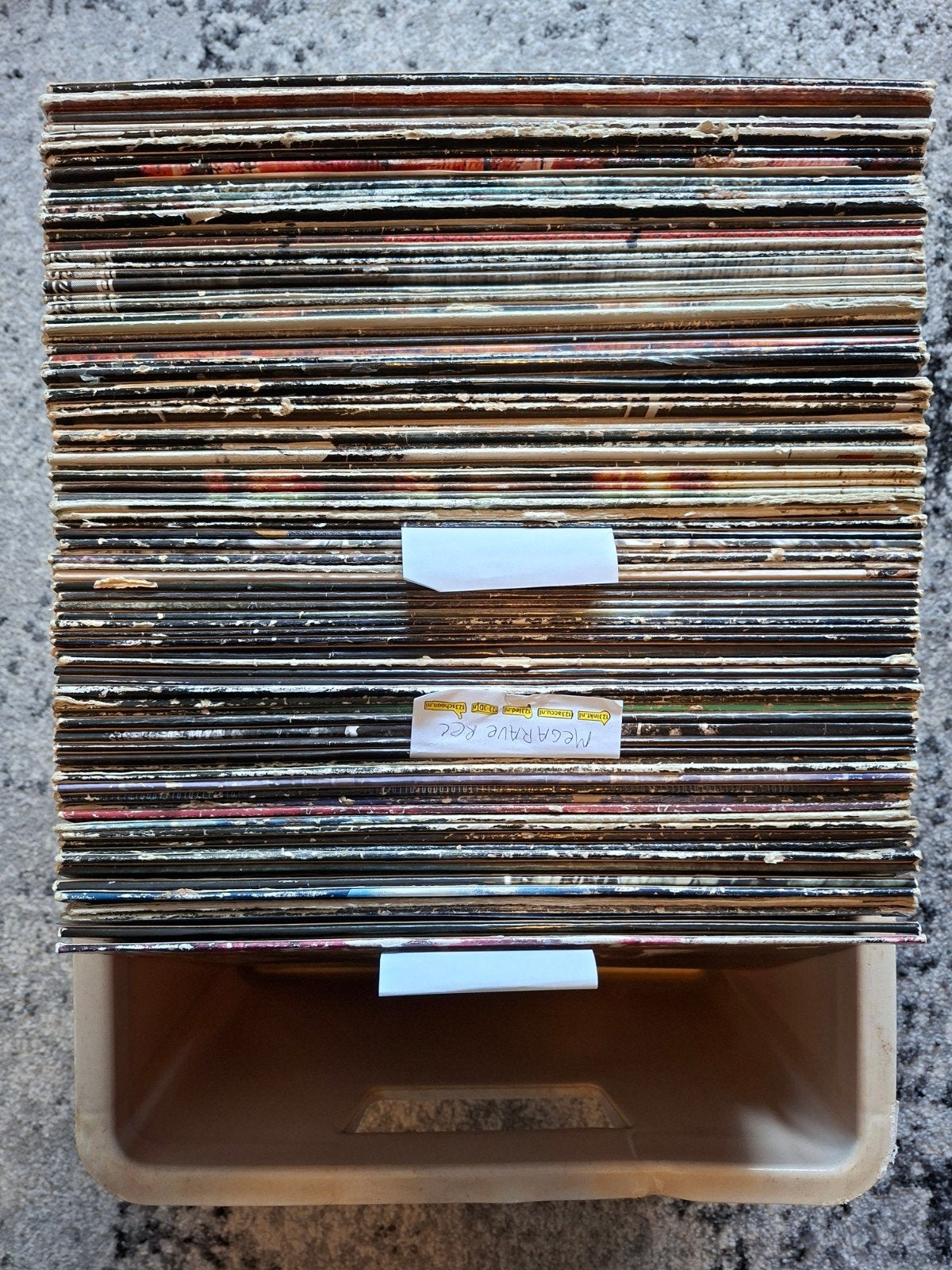 Hardcore/Gabber Vinyl Collectie - Diverse Artiesten, Ophalen, LP, Gebruikt, Overige genres