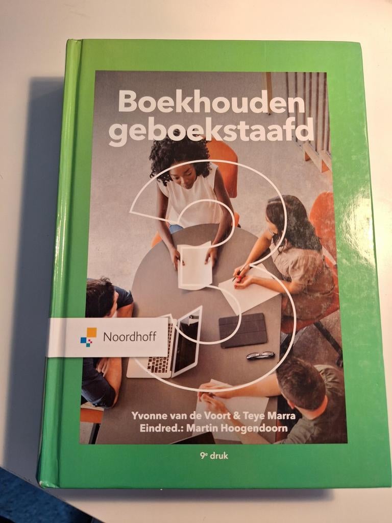 Boekhouden Geboekstaafd 3 - Yvonne van de Voort & Teye Marra, Ophalen of Verzenden, Zo goed als nieuw, MBO, Yvonne van de Voort & Teye Marra