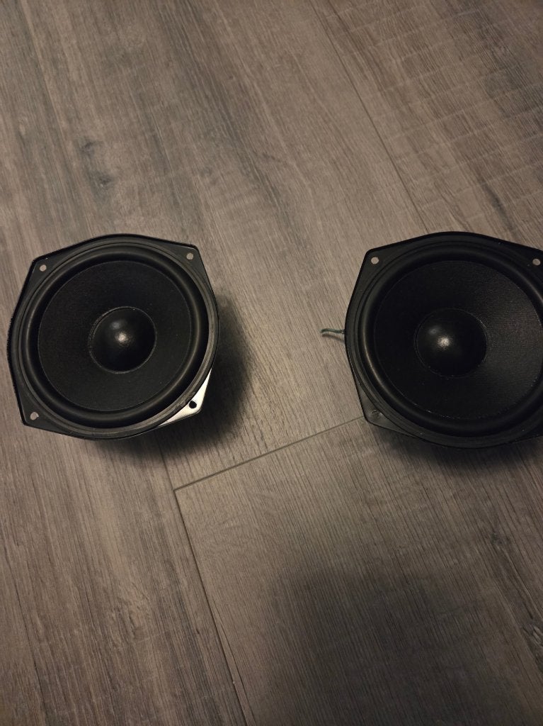 Paar Mission 60-LFC13/BKN Speaker Drive Unit Woofer, Ophalen, Overige typen, Zo goed als nieuw, 60 tot 120 watt