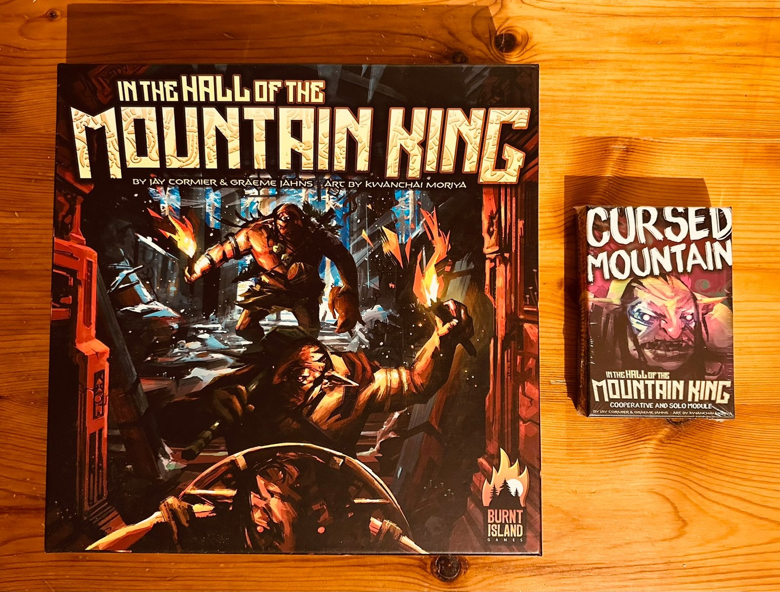 In the Hall of the Mountain King (Deluxe Kickstarter/Engels), Een of twee spelers, Ophalen of Verzenden, Zo goed als nieuw