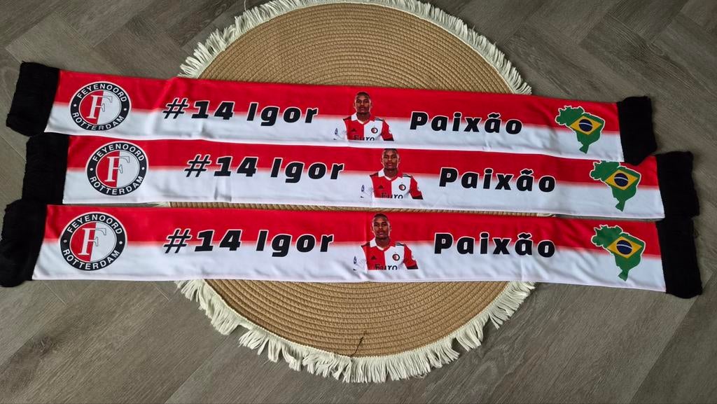 Feyenoord sjaal - Igor Paixão - Nieuw, Ophalen of Verzenden, Nieuw, Clubaccessoires