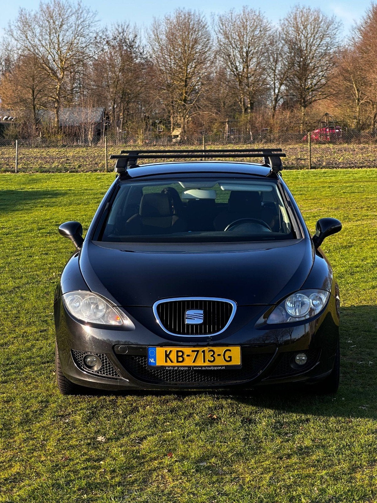 Seat Leon 1.6 Benzine | Nieuwe distributieriem | Airco | Sub, Auto's, 4 cilinders, Leon, Zwart, 1200 kg