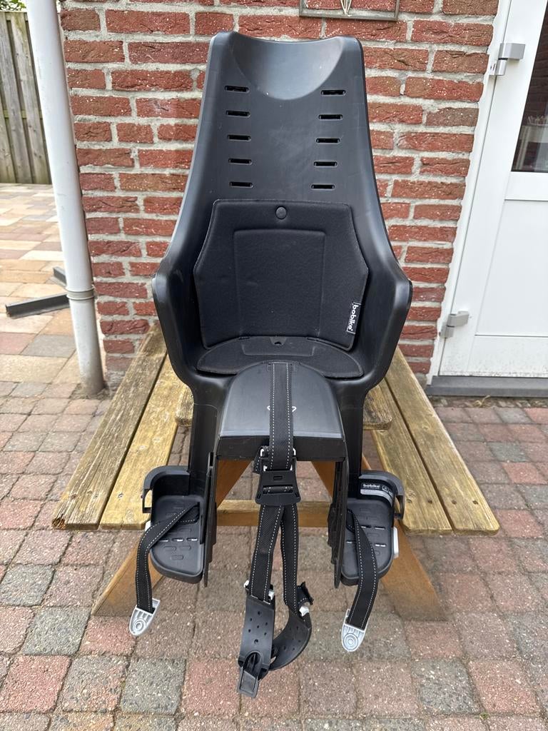 Bobike achterzitje, helemaal compleet, Ophalen of Verzenden, Zo goed als nieuw, Achterzitje, Voetsteuntjes