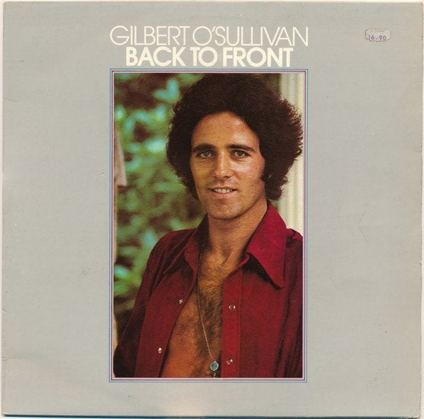 LP - Gilbert O'Sullivan ‎– Back To Front, LP, Gebruikt, Ophalen of Verzenden, Poprock