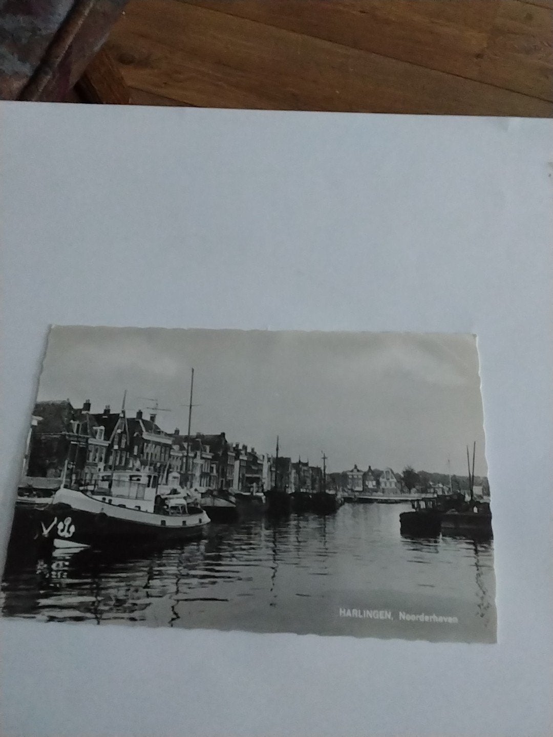 Oude Ansichtkaart Harlingen, Noorderhaven - 1966, Ophalen of Verzenden, 1940 tot 1960, Gelopen, Friesland